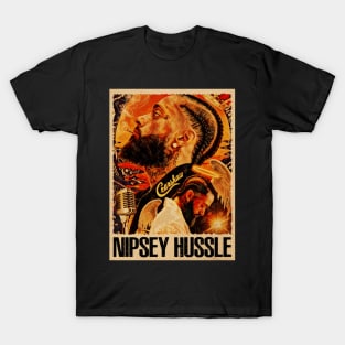 Marathon Mindset Nipsey Hussle's Strength In Images T-Shirt